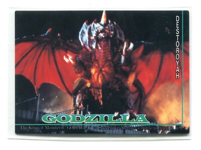 1995 Amada Godzilla King of the Monsters #90 Godzilla Newspaper 1993-image