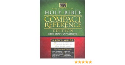 COMPACT REFERENCE BIBLE WITH SNAP-FLAP CLOSING By Thomas Nelson Publishers *NEW*-image