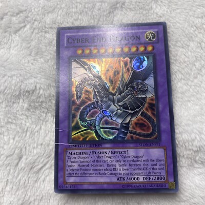 YuGiOh! Cyber End Dragon (STON-ENSE1) Limited Edition - Super Rare -MP-image