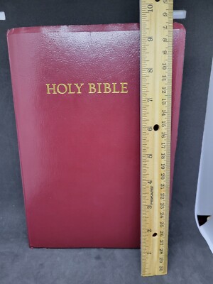 1994 Holy Bible NKJV Giant Print Center Column Reference Nelson Regency 991BG-image