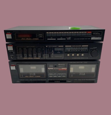 Vtg. FISHER Studio Standard CA-39, FM-39, CR-W34H Powers On; Parts/Repair-image