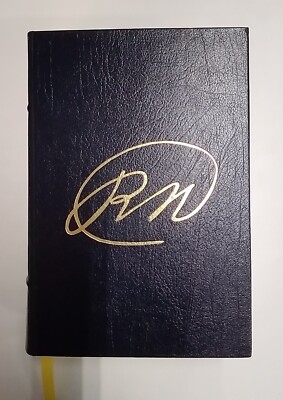 Memoirs of Richard Nixon: SIGNED, Easton Press, Leather, Limited Ed. Very Good-image