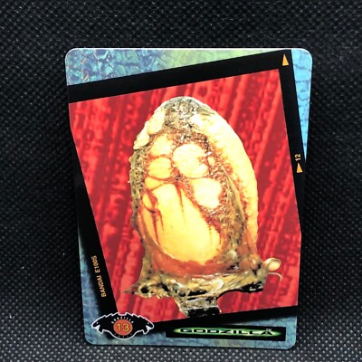Godzilla Card TCG Toho Movie 1998 Bandai No.13 E100S Japanese Japan A1-image