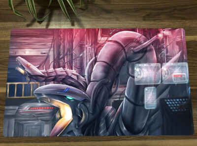 YGO Duel Monster Playmat Cyber Twin Dragon CCG TCG Mat Card Game Mat New-image