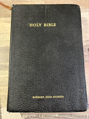 KJV Compact Reference Bible Black Bonded Leather Hendrickson Red Letter Helps-image