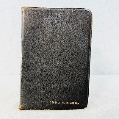 Scofield Reference Bible Concordance Renewed 1945 Morocco Leather Cover Vintage-image