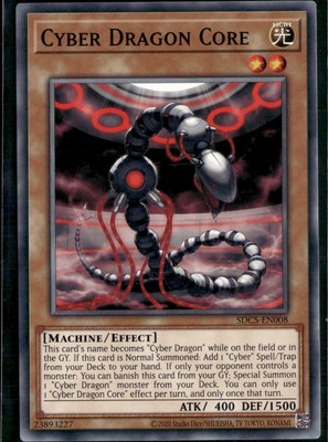 Yu-Gi-Oh! Cyber Dragon Core SDCS-EN008 Common Unlimited NM-image