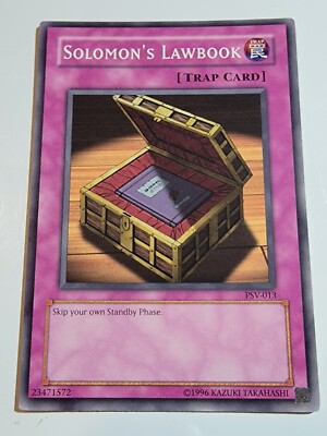 Solomon's Lawbook PSV-013 Common Unlimited Yugioh-image