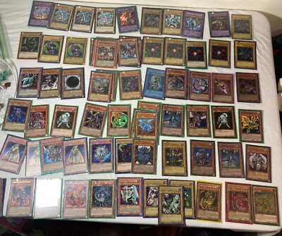 Yugioh Holographic Card Lot - 100+ Cards - Blue-Eyes, Dark Magician & More-image