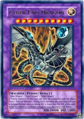 1x Cyber End Dragon - STON-ENSE1 - Super Rare - Limited Edition Heavily Played, -image