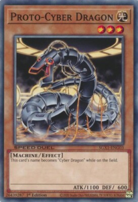 3 x Proto-Cyber Dragon (SGX1-ENG03) - Common - 1st Edition-image