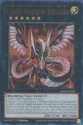 YuGiOh Cyber Dragon Infinity - RA04-EN068 - Ultra Rare - 1st Edition -image