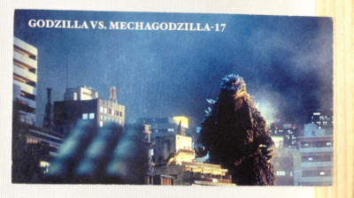 Godzilla vs Mecha Godzilla Monster Encyclopedia 2 Japan Card SFX TOHO TCG No.17-image