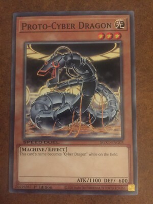 Proto-Cyber Deagon SGX1-ENG03 Yugioh Card Speed Duel Academy-image