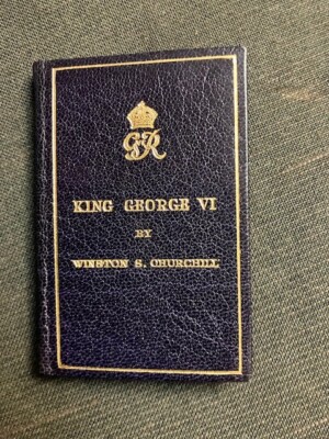 King George VI The Prime Minister's Broadcast Winston Churchill Miniature Book-image