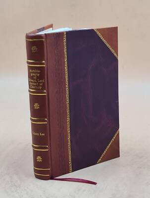An Autobiography Of Edward, Lord Herbert Of Cherbury; 1906 [Leather Bound]-image