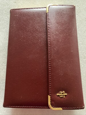 Holy Bible KJV, Bonded Burgundy Leather, Snap Closure, Giant Print Reference-image