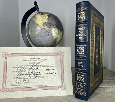 Blues All Around Me SIGNED NUMBERED FIRST EDITION by B. B. KING - MINT UNREAD-image