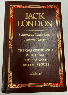 Jack London Greenwich Unabridged Library Classics by Paul Horowitz 1983 Leather-image
