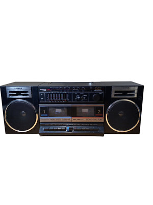 Vintage Fisher Stereo Boombox PH-W702 High Fidelity Radio AM/FM Wont Play Tapes-image