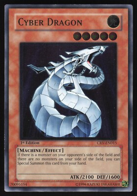 Cyber Dragon - CRV-EN015 - Ultimate Rare - 1st Edition Yugioh 2-image