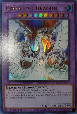 Yugioh Cyber End Dragon UR 1st Ed. SDCS-EN041 Near Mint-image