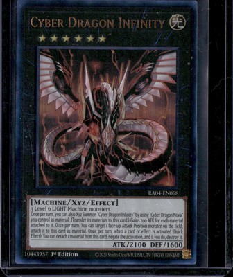 Yu-Gi-Oh! Cyber Dragon Infinity RA04-EN068 Ultimate Rare 1st Edition NM-image