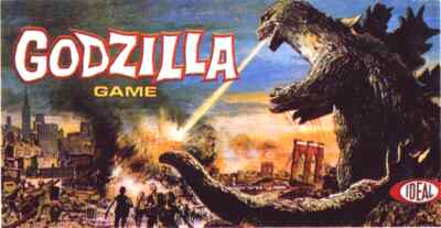 GODZILLA BOARD GAME MAGNET!  3 1/2