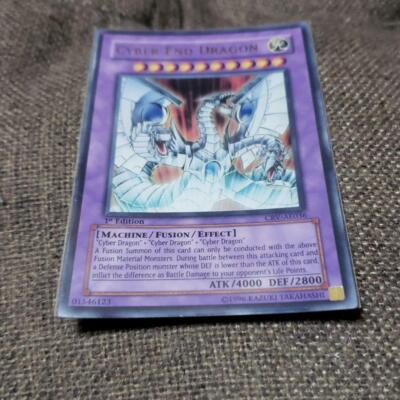 Yu-Gi-Oh! Cyber End Dragon Old Asia Ultra Rare CRV-AE036 1st edition-image