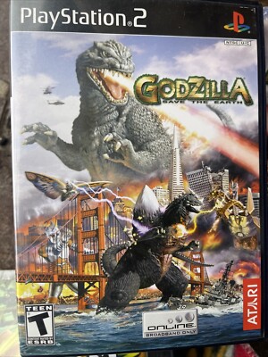 Godzilla: Save the Earth Sony PlayStation 2, 2004 W/ Manual & Case Japan Monster-image