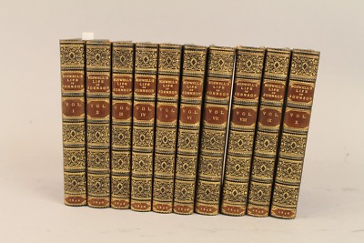 Boswells Life of Samuel Johnson, LL.D. 1836 10 vol. Leather Bound-image
