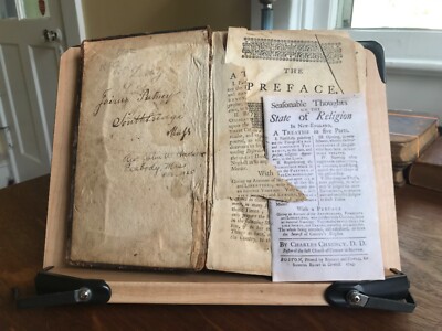 1743 Seasonable Thoughts on the State of Religion in New-England by Chauncy-image