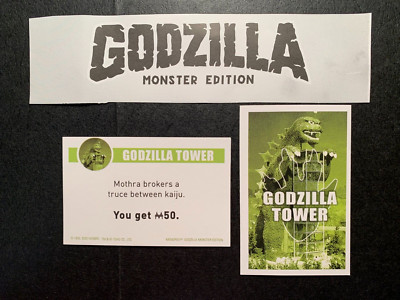 Monopoly Godzilla MOTHRA Brokers Truce  Godzilla Tower Game Replacement Piece-image