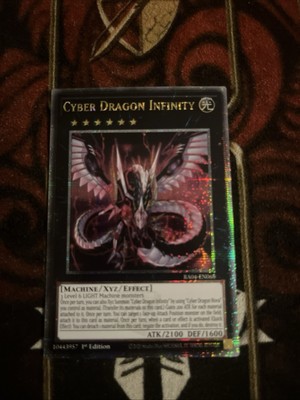 YUGIOH CYBER DRAGON INFINITY QUARTER CENRTURY SECRET RARE RA04-EN068-image