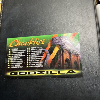 Jb16 Godzilla The Movie Supervue 1998 #72 Checklist-image