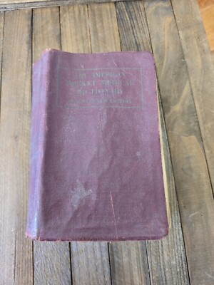 Vintage The American Pocket Medical Dictionary 1942 17th Edition-image