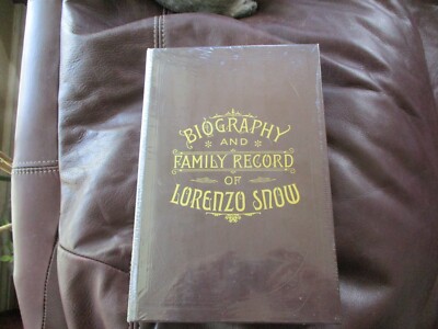 Biography and Family Record of Lorenzo Snow - Leather New in Plastic   - YB-image