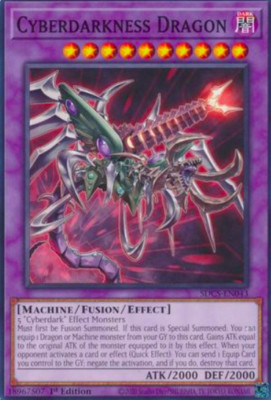 1X NM Cyberdarkness Dragon - SDCS-EN043 - Common 1st Edition - Cyber Strike-image