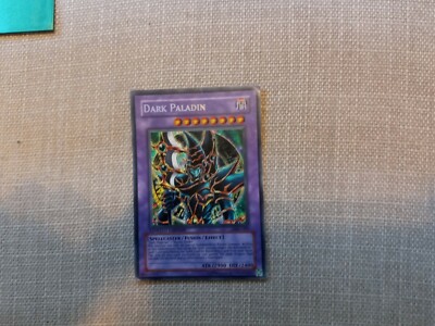 Yu-Gi-Oh! Konami Dark Paladin dmg-001 inside protected sleeve. Excellent.-image