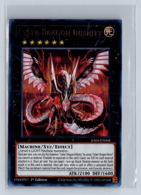 Quarter Century Stampede #RA04-EN068 Cyber Dragon Infinity UR Ultra Rare-image