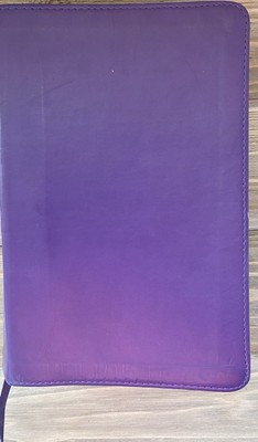 Crossway English Standard Version Bible Purple Leather Bound-image