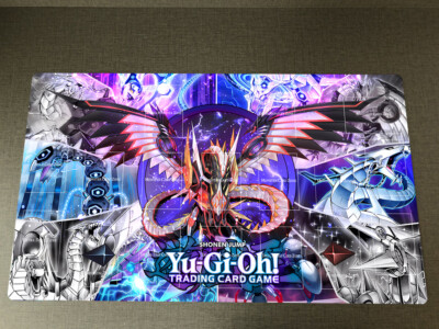 WVICM Duel Playmat Cyber Dragon TCG CCG Trading Card Game Mat Table Play Pad-image