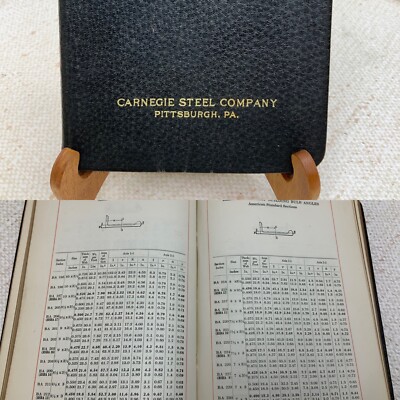 1921 Engineers Architects Builders Carnegie Steel Company Pocket Companion Stamp-image