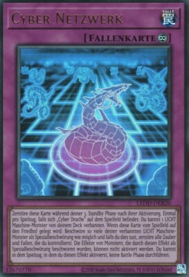 yugioh 1x cyber network LEDD-DEB19 ULTRA RARE 2ND EDITION GERMAN-image