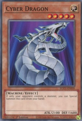 Cyber Dragon - EGO1-EN009 - Common - 1st Edition Near Mint Egyptian God Structur-image
