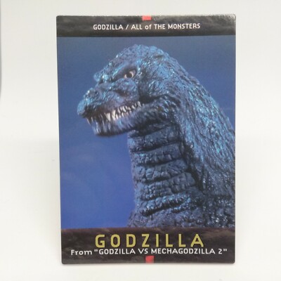 No.55 Godzilla Card 1996 Caddass Masters First Edition BANDAI TOHOJapan -image