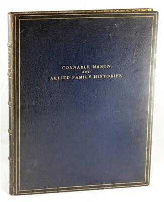 1946 Connable Mason & Allied Family Histories Genealogy Pequot Extermination-image