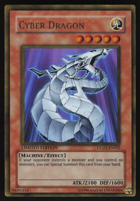 Cyber Dragon - GLD1-EN022 - Premium Gold Rare - Yugioh 2-image
