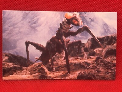 Kamacuras Godzilla card 4inch Barcode Battler vintage  No.17  rare TOHO-image