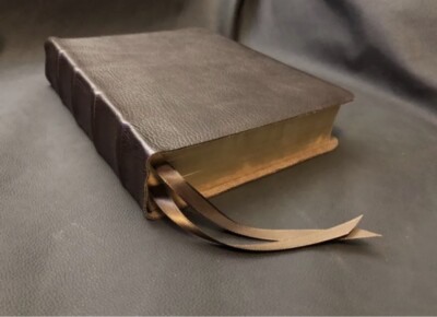 Nkjv keyword study Bible NEW KING JAMES reference cowhide leather red letter-image